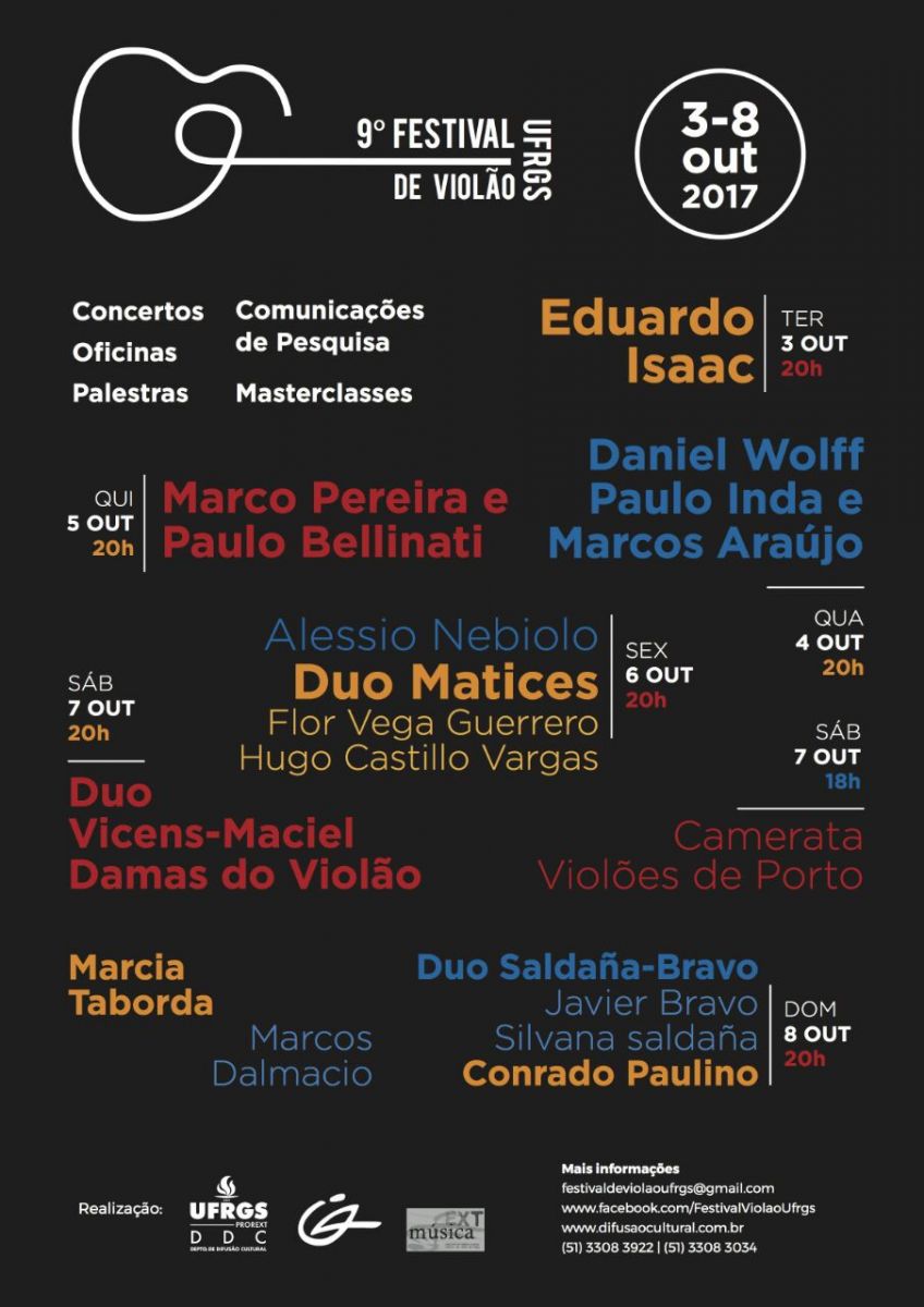 Festival de Violão em Porto Alegre reúne concertistas internacionais