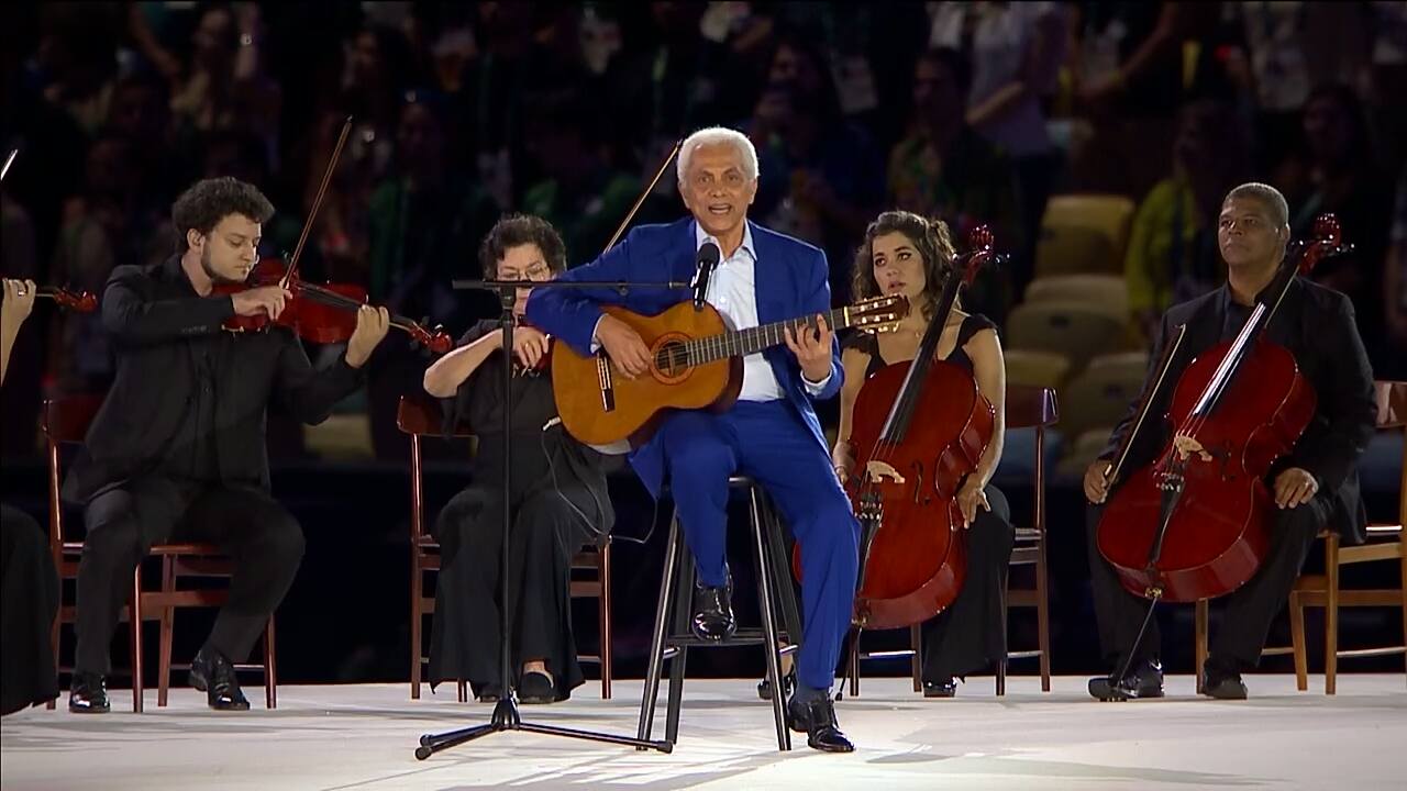 Violão brasileiro dá seu recado na cerimônia de abertura da Olimpíada 2016