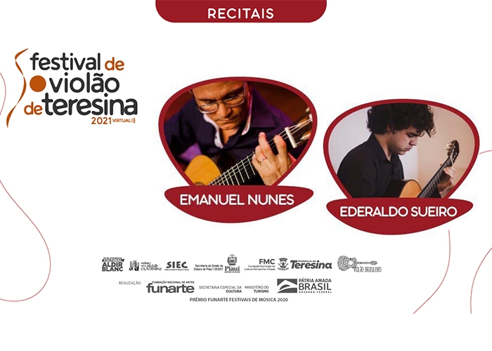 Capa do vídeo Emanuel Nunes e Ederaldo Sueiro - Recitais IV Festival de Violão de Teresina