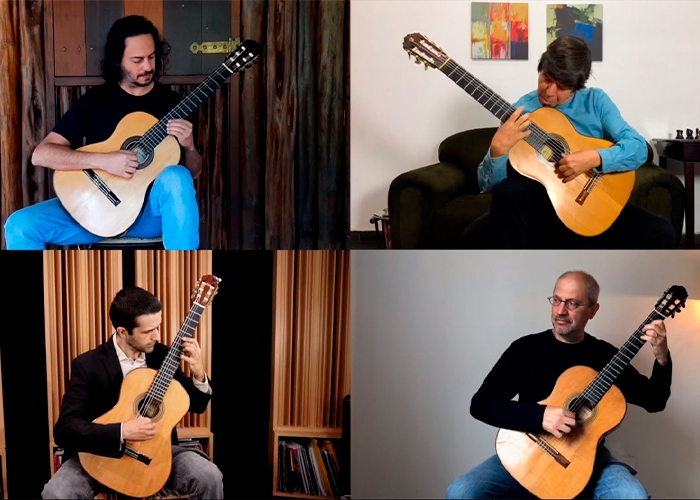 Capa do vídeo Carlo's Dance | Paulo Bellinati | Quaternaglia Guitar Quartet