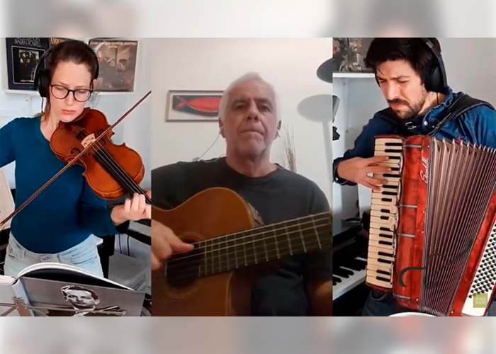 Capa do vídeo Henrique Gomide, Domingos Teixeira e Daphne Oltheten - Chora Fafá (Garoto) - Violão brasileiro