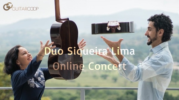 Duo Siqueira Lima inaugura série de concertos online da GuitarCoop