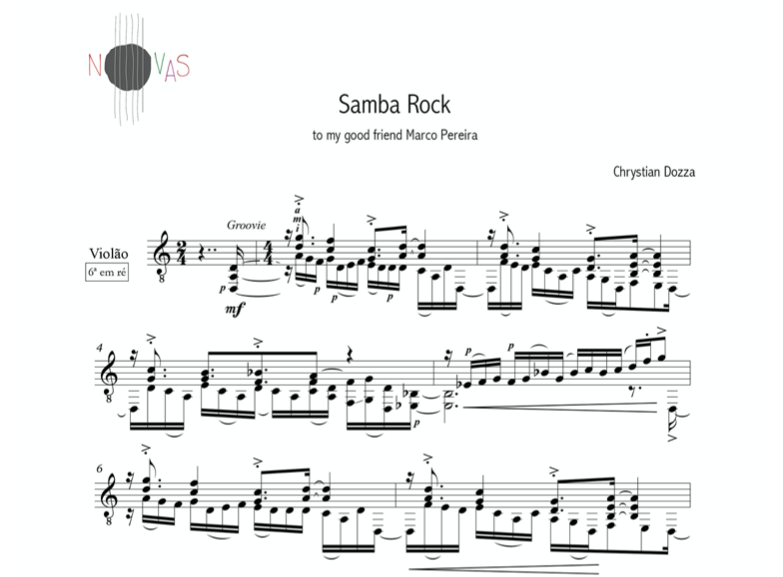 Samba Rock (Chrystian Dozza) - partitura violão solo 