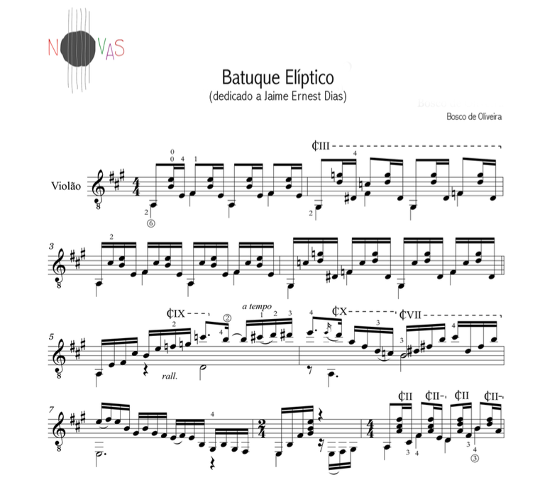 Batuque Elíptico (Bosco de Oliveira) - Violão Solo