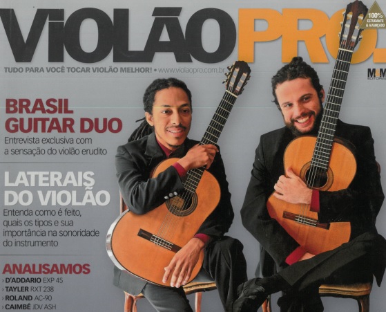 Revista Violão Pro - Capa Brasil Guitar Duo - Edição 23 - 2009