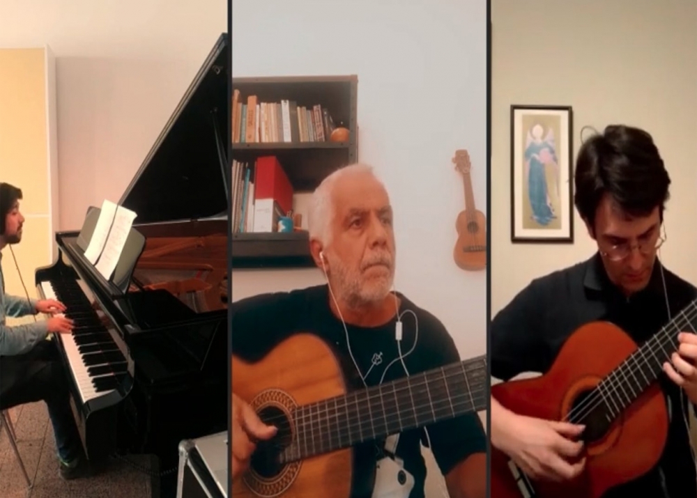 Capa do vídeo Henrique Gomide, Luciano Lima e Domingos Teixeira - Radamés (Garoto) - Violão Brasileiro