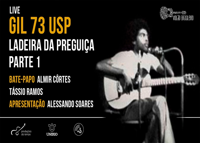 Capa do vídeo LIVE - GIL 73 USP - COM ALMIR CÔRTES E TÁSSIO RAMOS