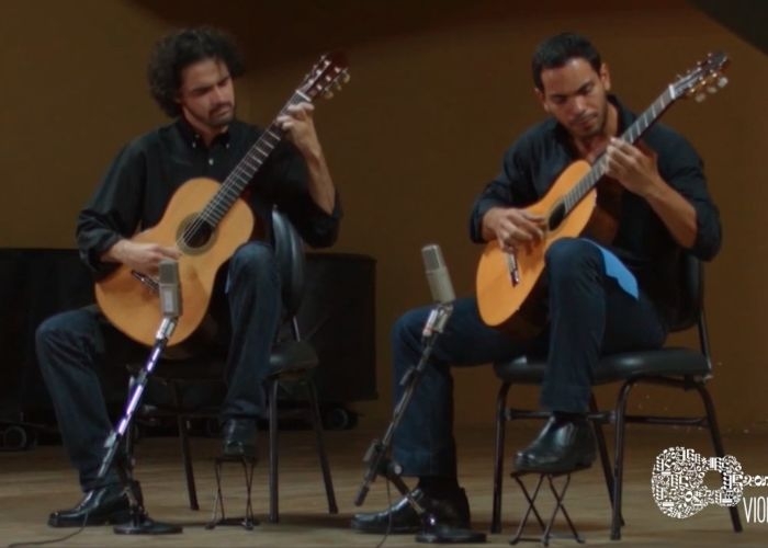 Capa do vídeo Marcos Alan - Sonata I, por Sérgio Ribeiro e João Wilson - violão brasileiro