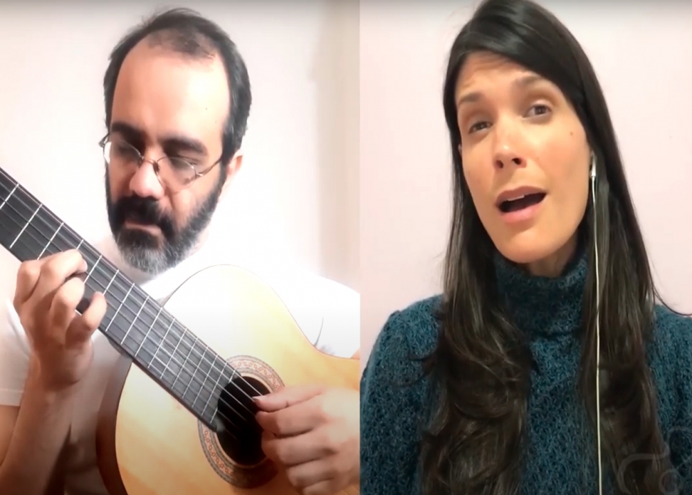 Capa do vídeo Rafael Pansica e Maíra Manga - Se Eu Quiser Falar com Deus (Gilberto Gil)