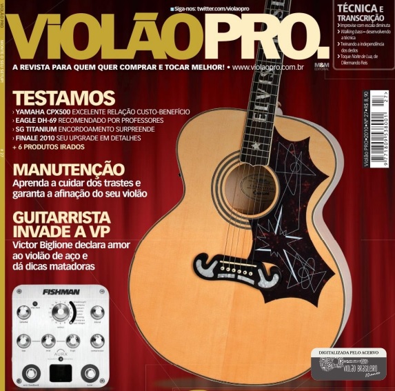 Revista Violão Pro - Capa Monte o seu Setup - Edição 27 - 2010