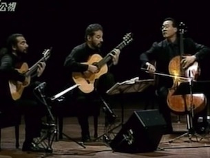 Capa do vídeo Duo Assad e Yo-yo Ma - A Lenda do Cabloco (Villa-Lobos)