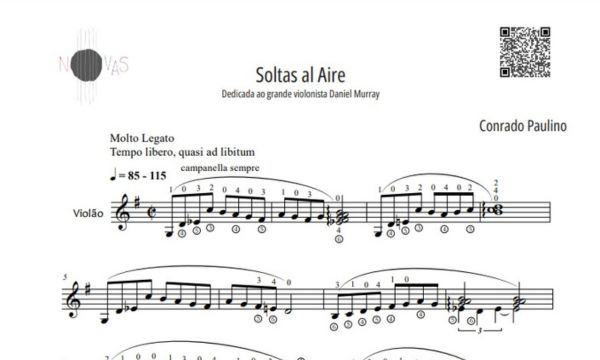 Soltas al Aire (Conrado Paulino) - partitura violão solo