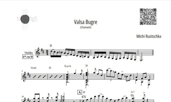 Valsa Bugre (Michi Ruzitschka) - partitura violão solo