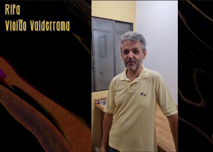 Capa do vídeo Luthier Valderrama fala dos tampos para o violão da Rifa do Acervo Violão Brasileiro