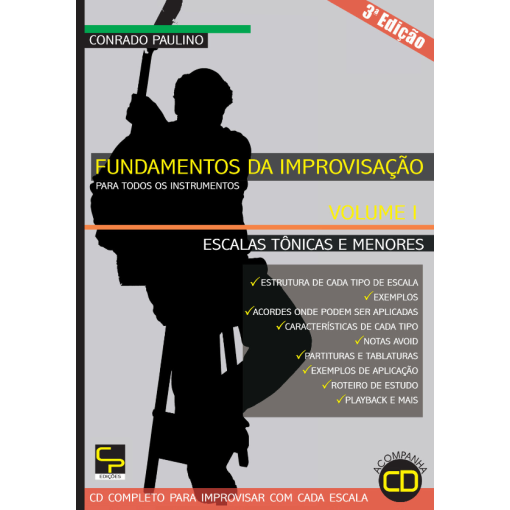 Ebook Conrado Paulino • Kit Fundamentos de Improvisação - 3 volumes (PDF)